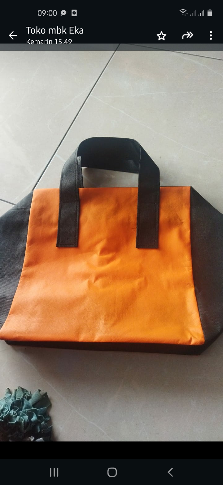 KO09 tas kotak resleting 30x20x35 