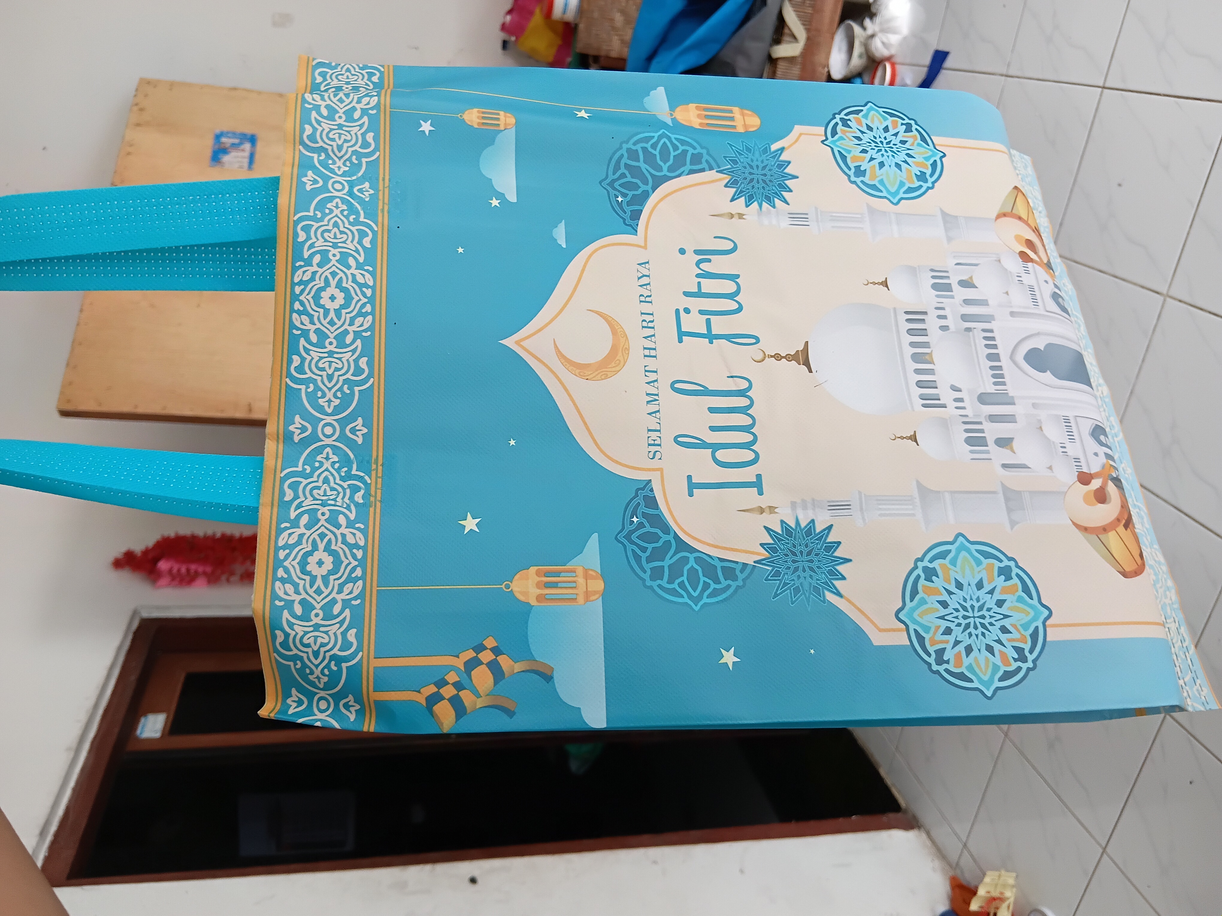 Tas lipat samping laminasi