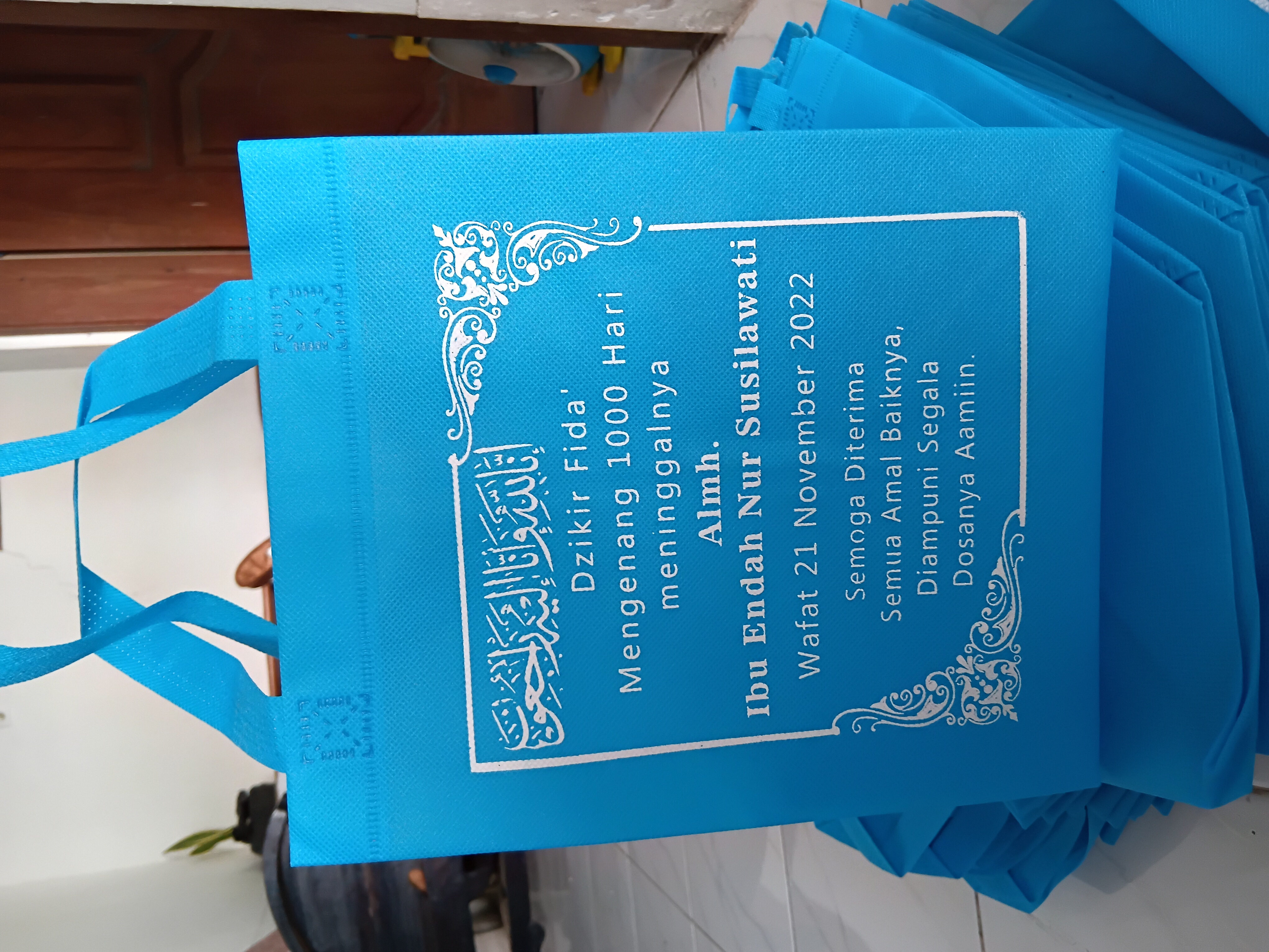 Tas hajat pres+sablon 