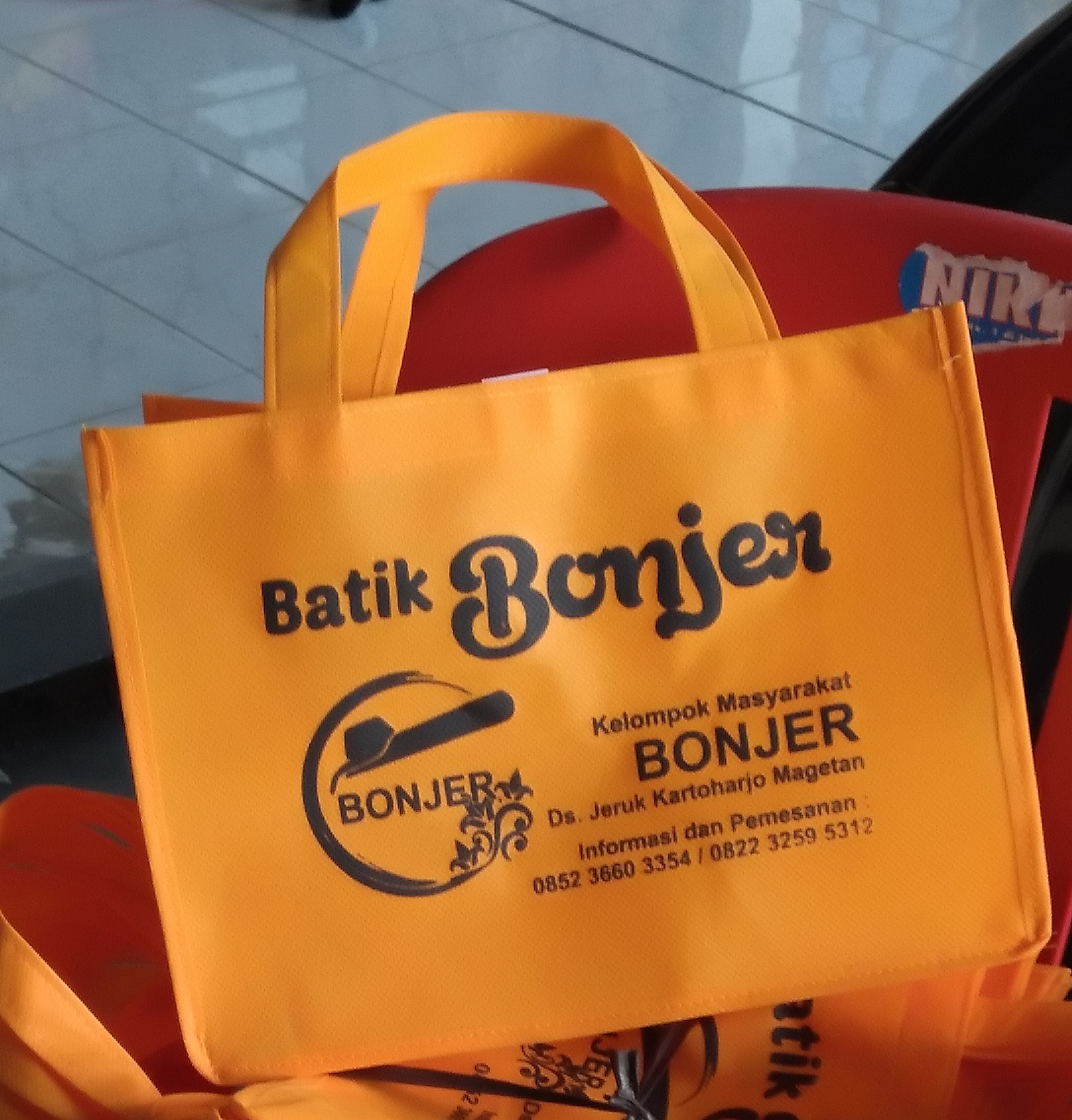 Tas Bonjer Warna Kuning