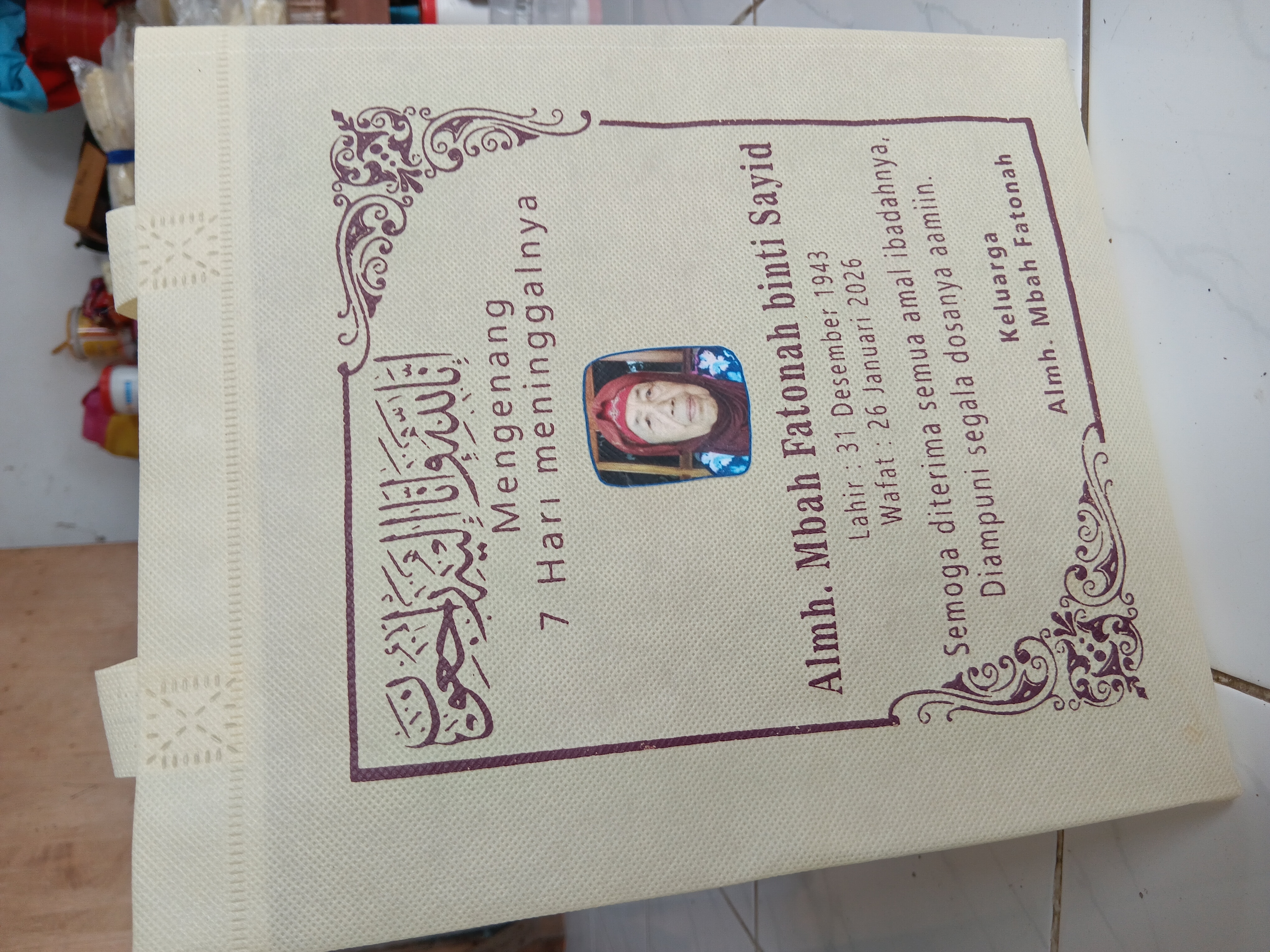 Tas hajat pres+sablon dan foto