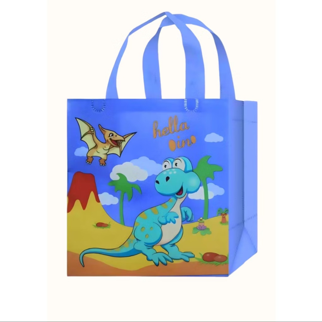 Tas ultah box laminasi bergambar 